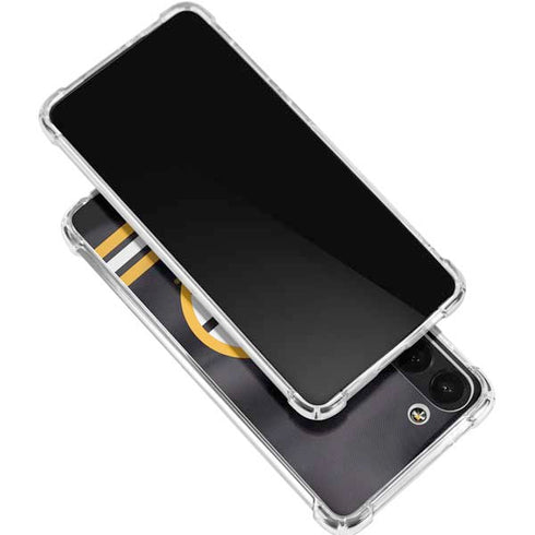 NHL Boston Bruins Home Jersey Galaxy S24 FE Clear Case